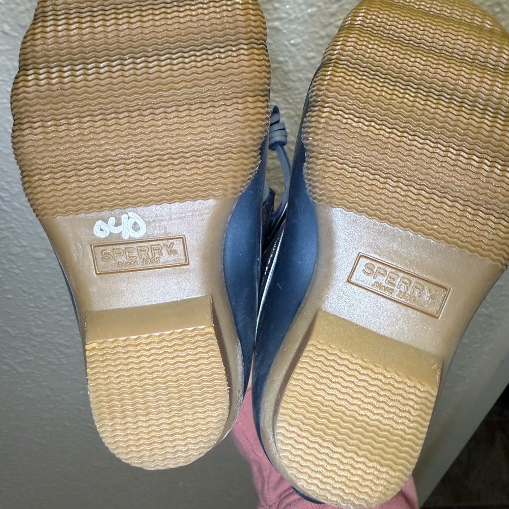 Sperry Saltwater boot/blue girls size 9months - Picture 5 of 7
